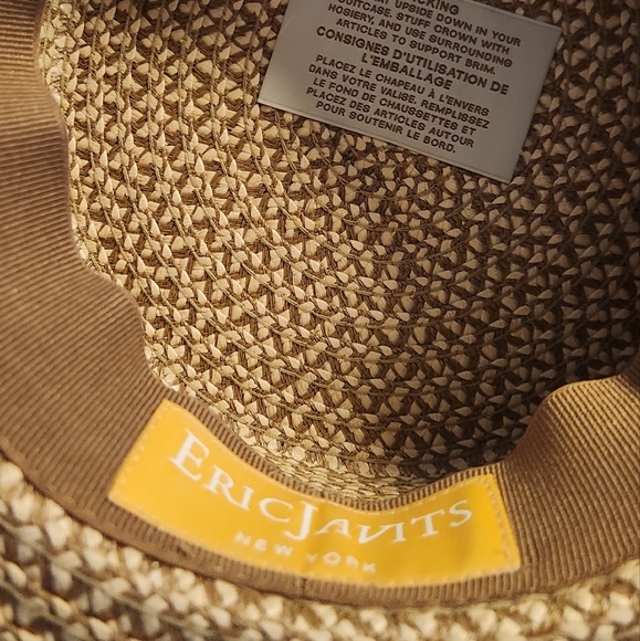 Eric Javits boater Hat Worn Once - Picture 2 of 3
